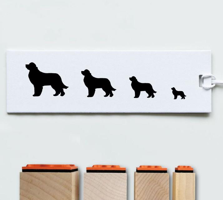 ニューファンドランド_ペットシルエットスタンプセット_犬グッズ_名入れ_PET-TEP_ENT_092_2161枚目の画像