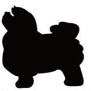 ボロニーズ_オリジナルペットシルエットカートプレート_犬グッズ_名入れ_PET-TEP_ENT_138_244 | 2枚目