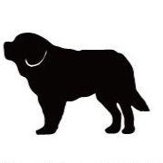 セントバーナード_オリジナルペットシルエットカートプレート_犬グッズ_名入れ_PET-TEP_ENT_066_136 | 2枚目