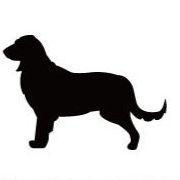 スモールミュンスターレンダー_シルエットカートプレート_犬グッズ_名入れ_PET-TEP_ENT_065_201 | 2枚目