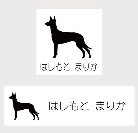 ファラオハウンド_オリジナルペットシルエットお名前スタンプ_犬グッズ_名入れ_PET-TEP_ENT_108_2241枚目の画像