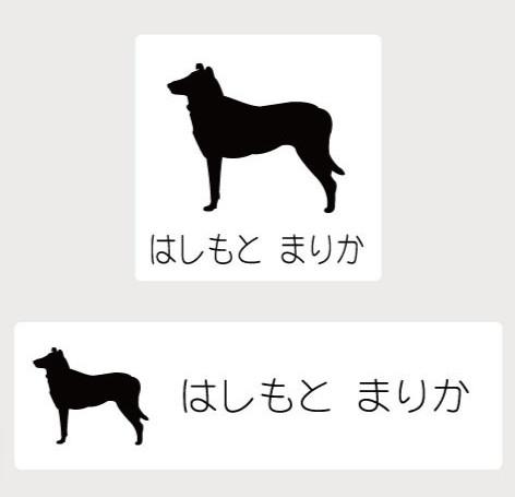 スムースコリー_オリジナルペットシルエットお名前スタンプ_犬グッズ_名入れ_PET-TEP_ENT_064_2001枚目の画像